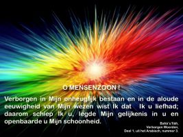 studio1world bahai inspired art - Schepping uit liefde.